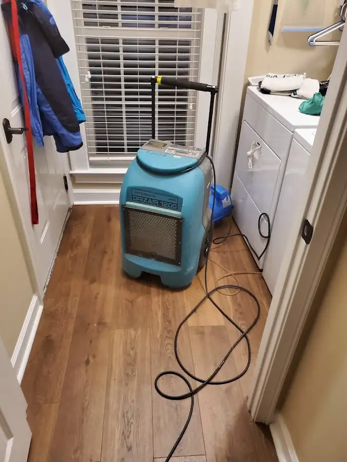 Commercial dehumidifier deployed for Flood Damage Cleanup in Scappoose